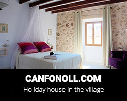 Can Fonoll casa vacacional en Búger Mallorca